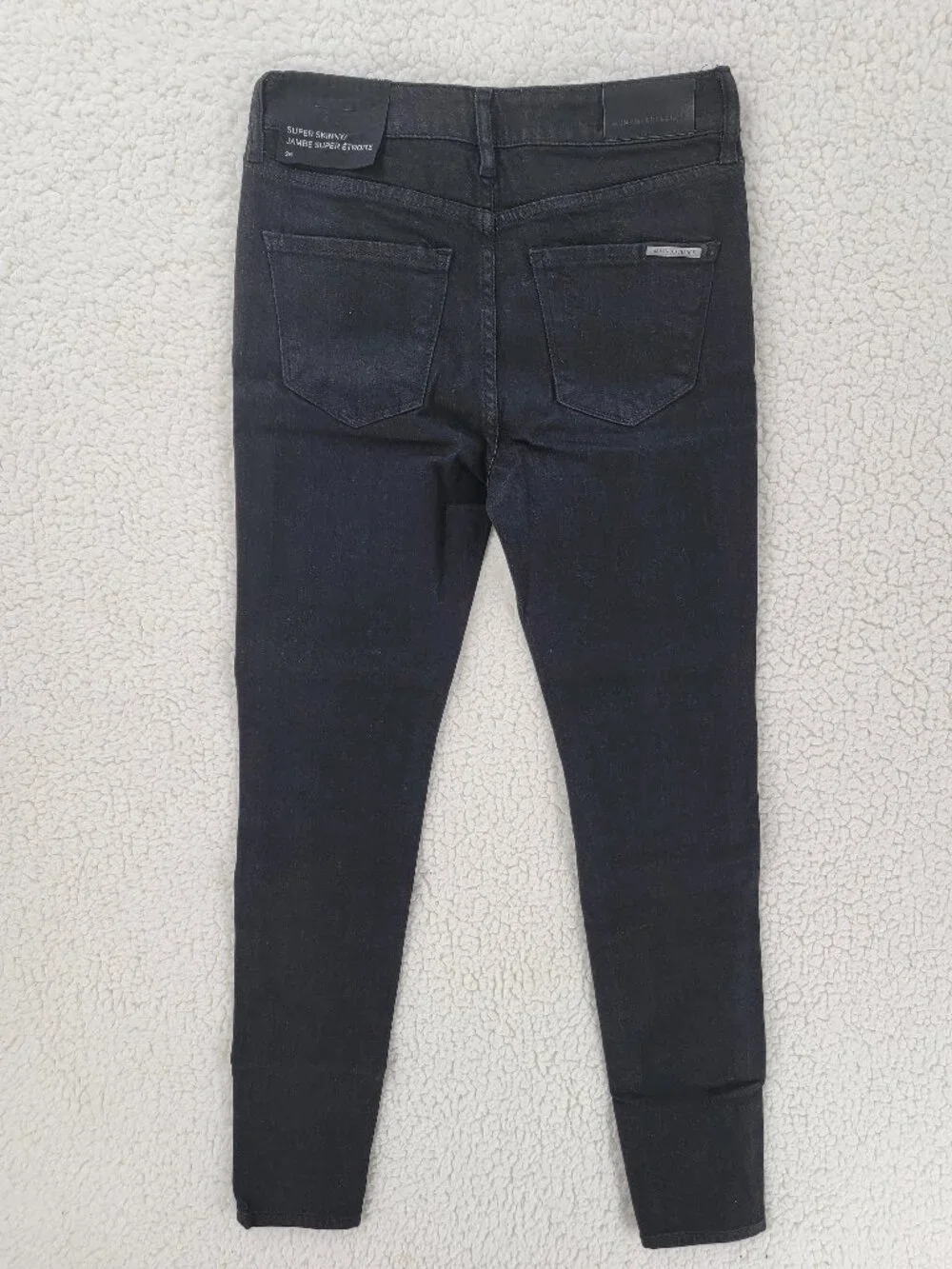 A|X Armani Exchange Women's Super Skinny Jeans Black, W26 x L28